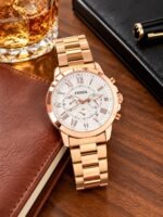 Fossil Chronograph White Dial Quartz - Image 2