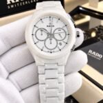 Rado White Round Ceramic Quartz
