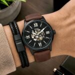 Fossil Neutra Automatic Black Open-Heart Dial - Image 3
