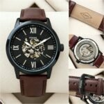 Fossil Neutra Automatic Black Open-Heart Dial - Image 4