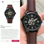 Fossil Neutra Automatic Black Open-Heart Dial - Image 5