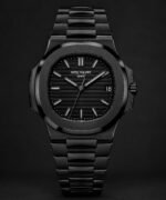 Patek Philippe Nautilus Black Dial Octagonal Automatic - Image 2