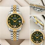 Rolex Datejust Two-Tone Green Dial Quartz - Image 4