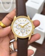 Armani Exchange White Dial AX2098 Chrono - Image 2